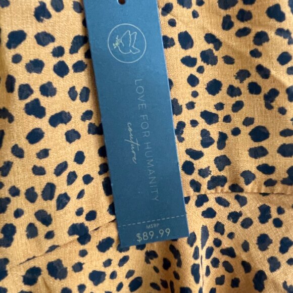 Love For Humanity Couture Womens Skirt Small Animal Print Mini Skorts Ruffle NWT - Picture 4 of 9